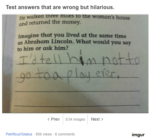 Funniest Kids' Test Answers - Woman's World