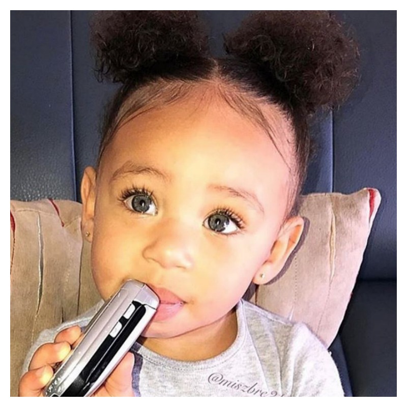 black baby with hazel eyes