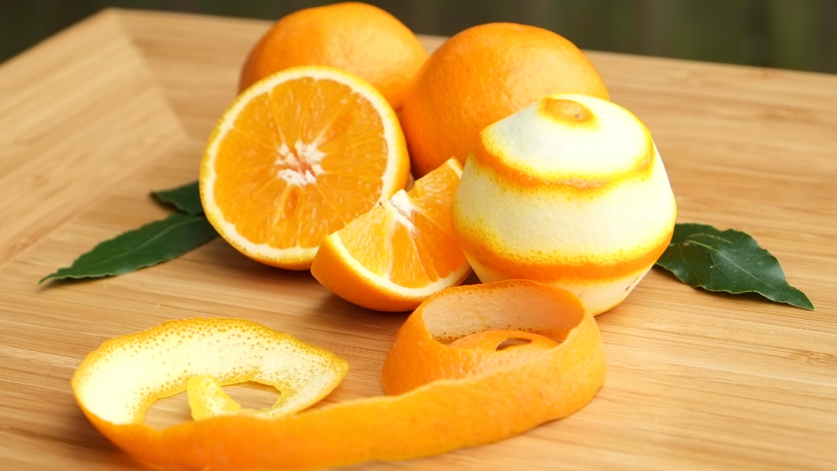 How to remove orange zest