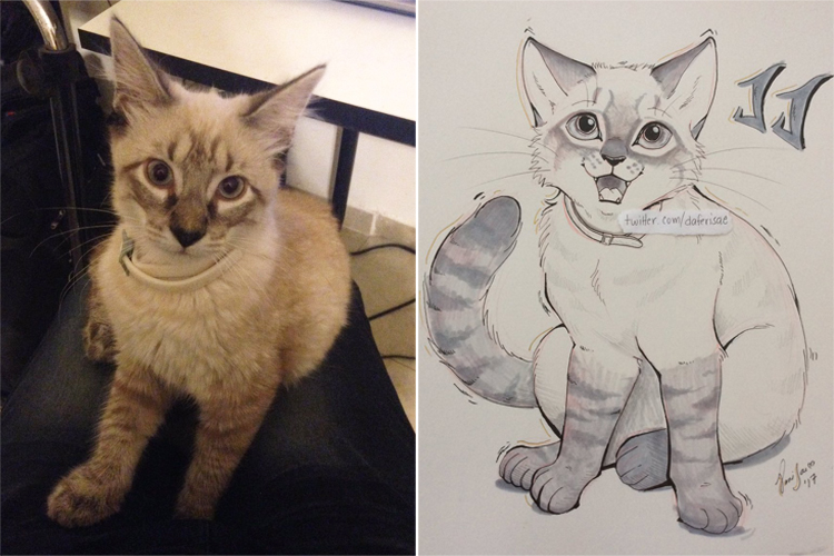 Cute Animal Drawings That Look Like Real Pets