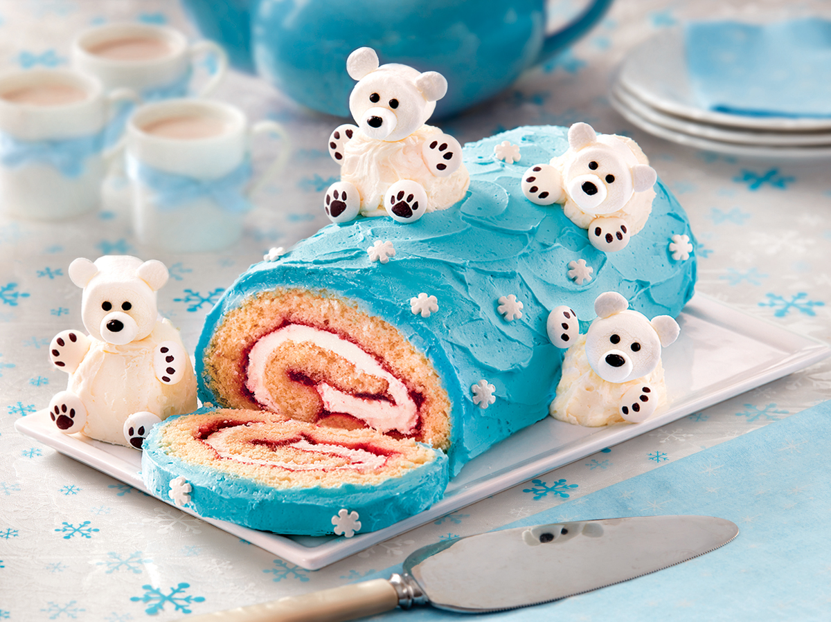 Polar Bear Christmas Cake | I used the tutorial from last ye… | Flickr