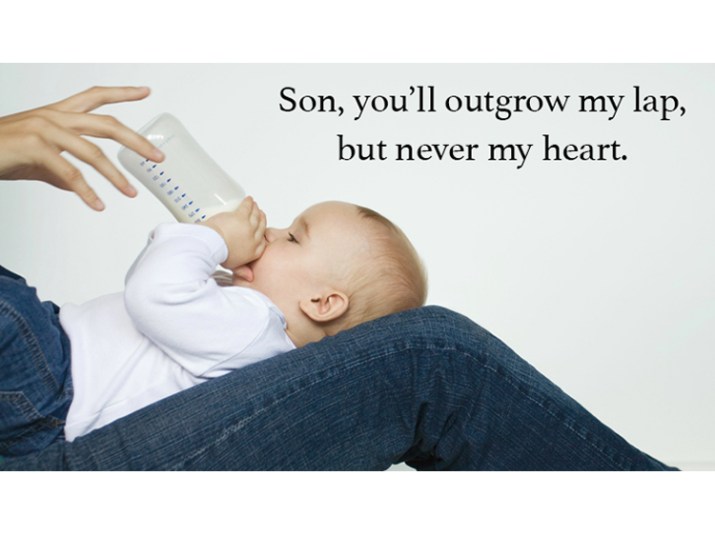 Little Boy Quotes From Mommy Because He Ll Always Be Your Baby