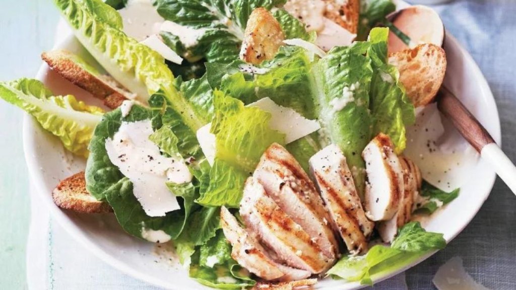 high protein meals chicken caesar salad