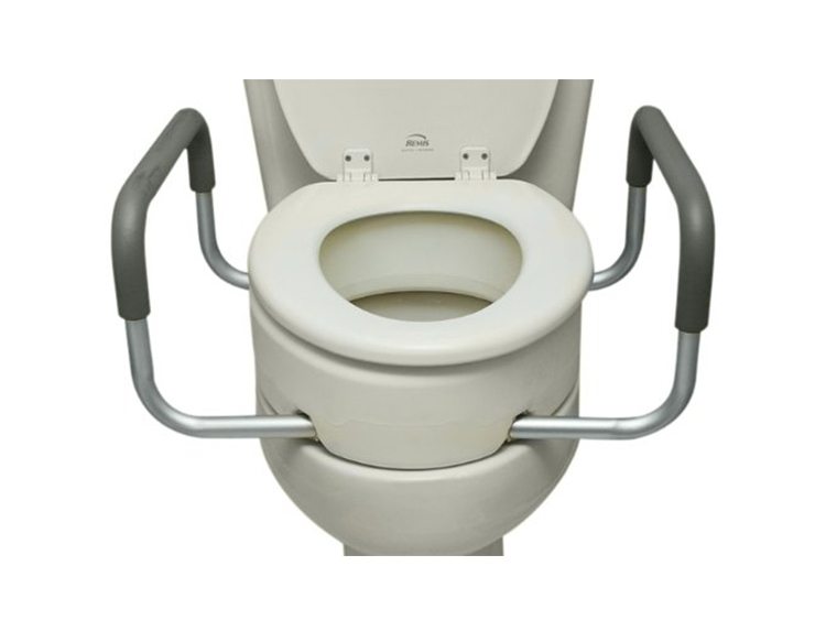 cushioned toilet seat riser