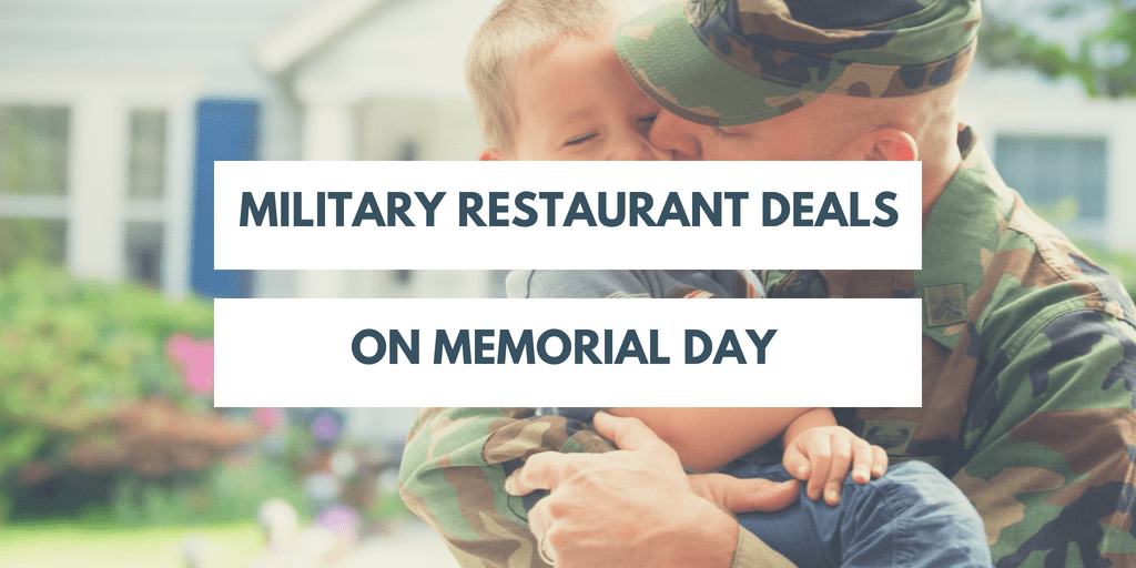 Memorial Day Discounts for Active Military and Veterans