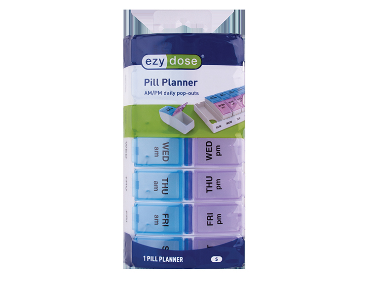 Ezy Dose Monthly (28-Day) Pill Organizer, Daily Compartments (Large)