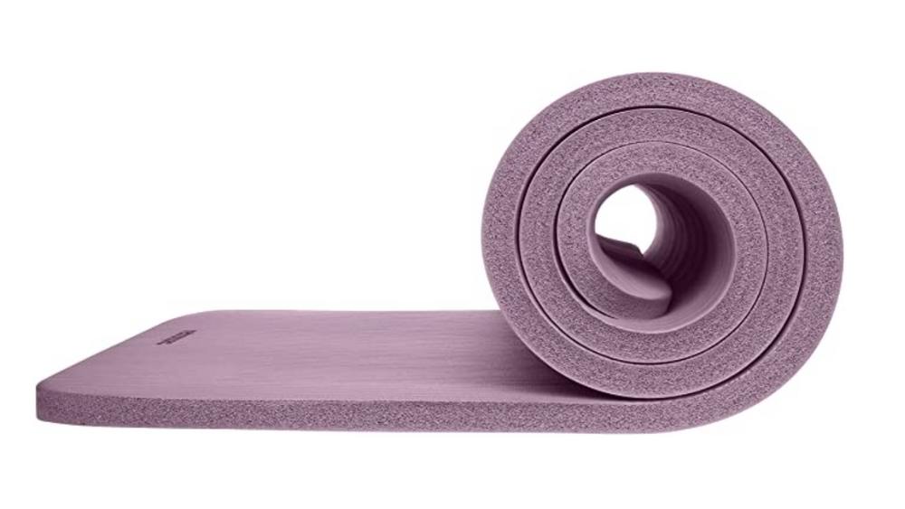 Sivan Health and Fitness Kids Exercise Yoga Mat with Carry Strap, 1/2-Inch  Extra Thick, NBR Comfort Foam 