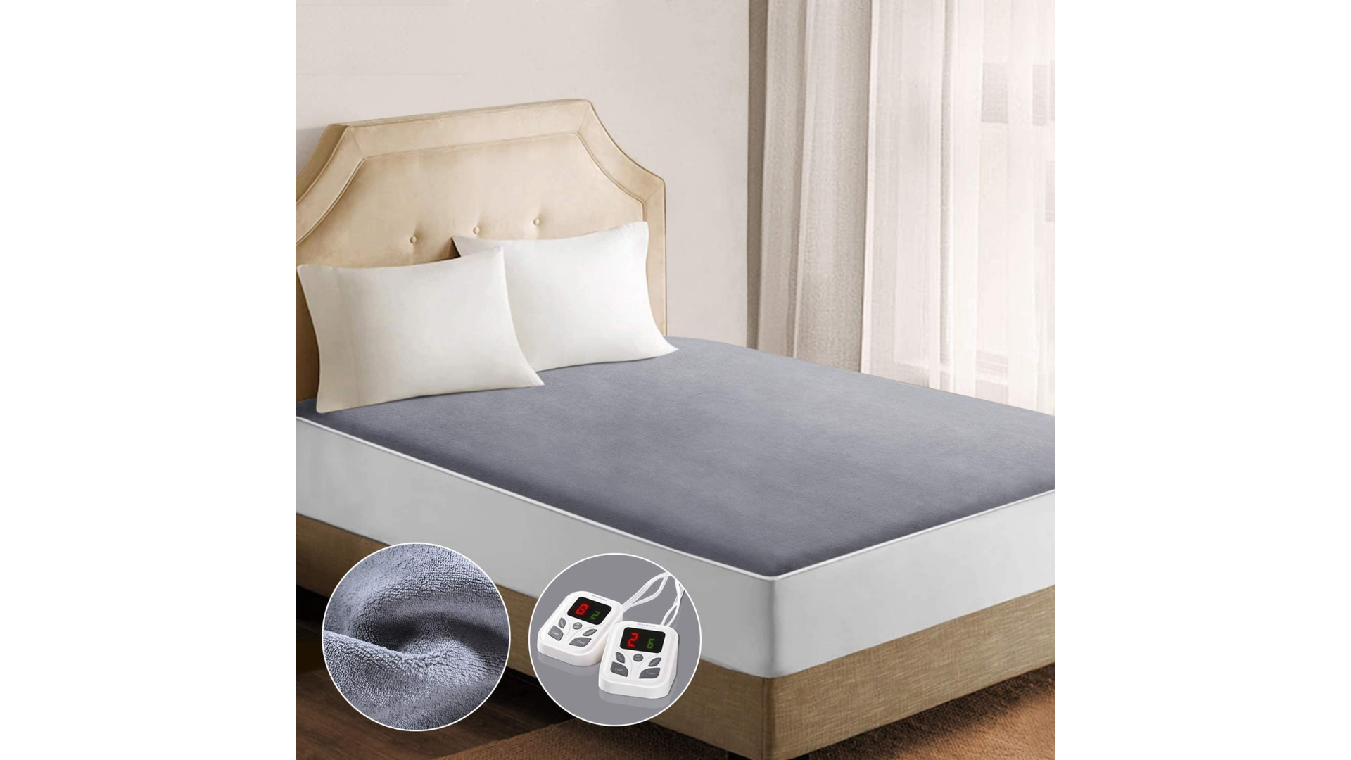 best heated mattress pad with zones