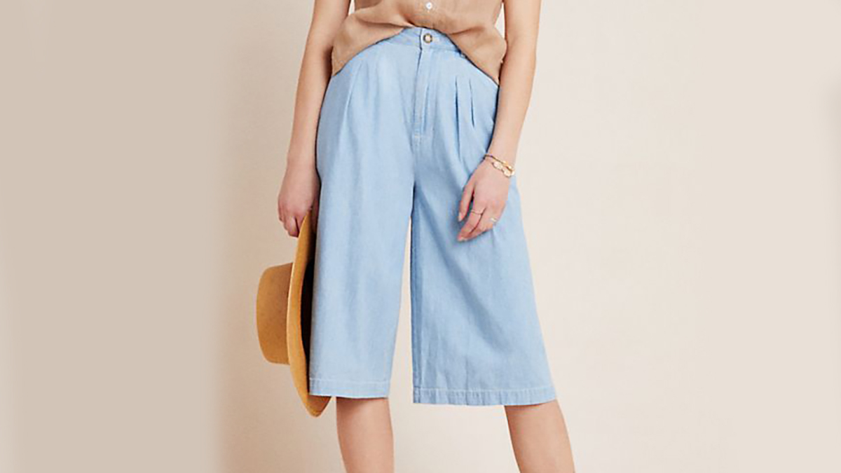 Anthropologie culotte-shortsit yli 50-vuotiaille naisille