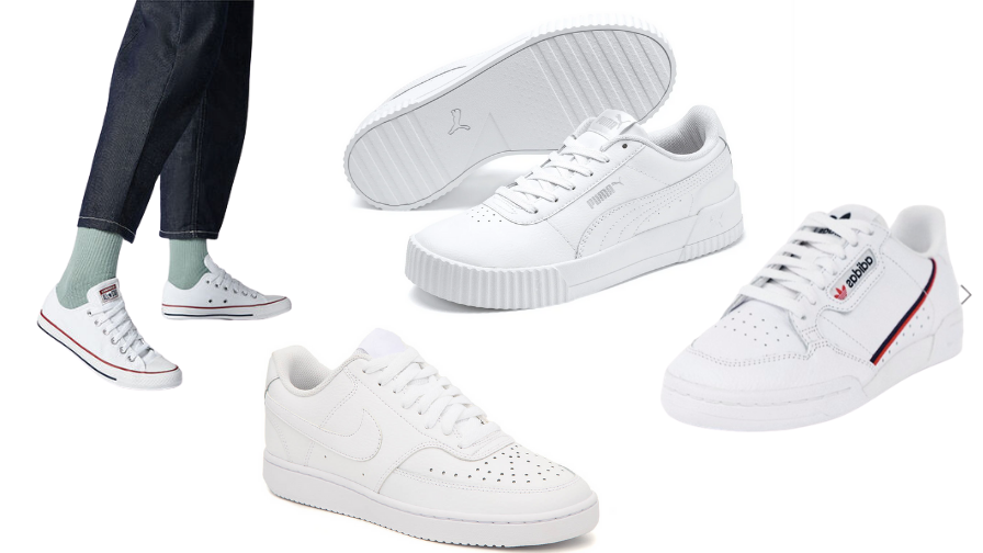 Best white sneakers hot sale for walking