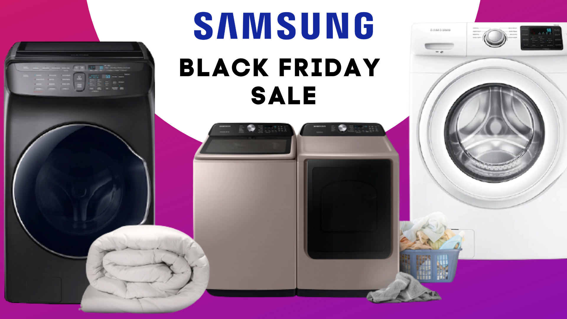 5 Samsung Washing Machines on Sale For Black Friday Woman's World