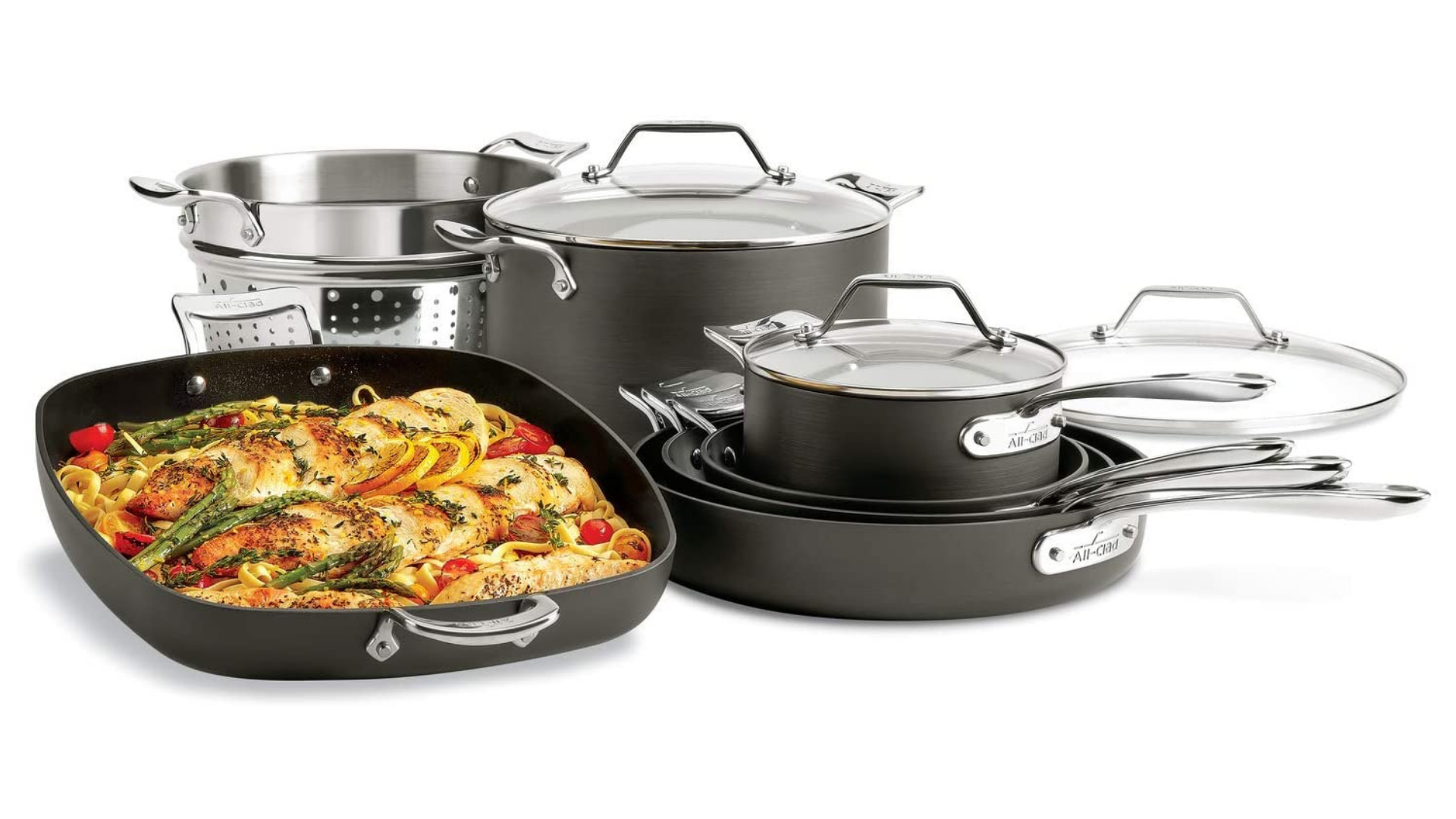 All-Clad Essentials Nonstick 10-Piece Set