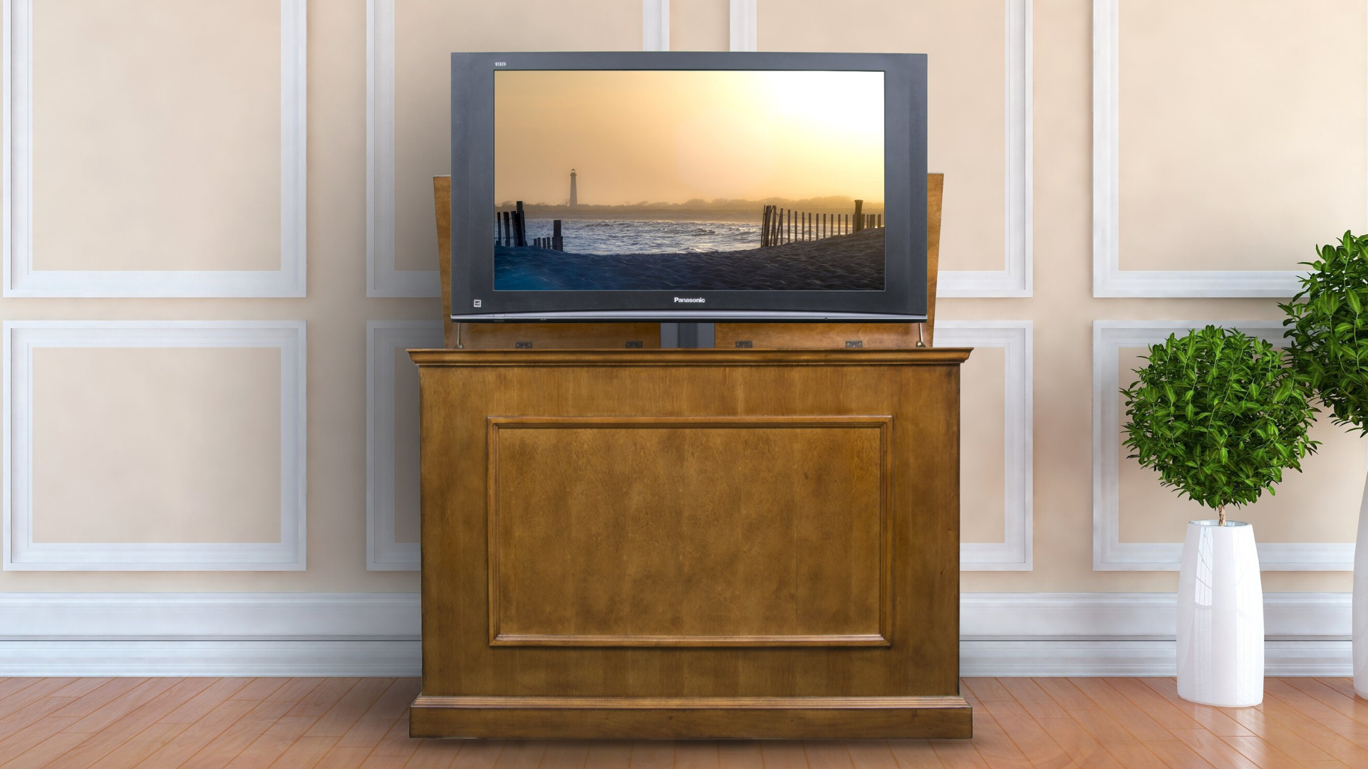 Fully enclosed deals tv cabinets