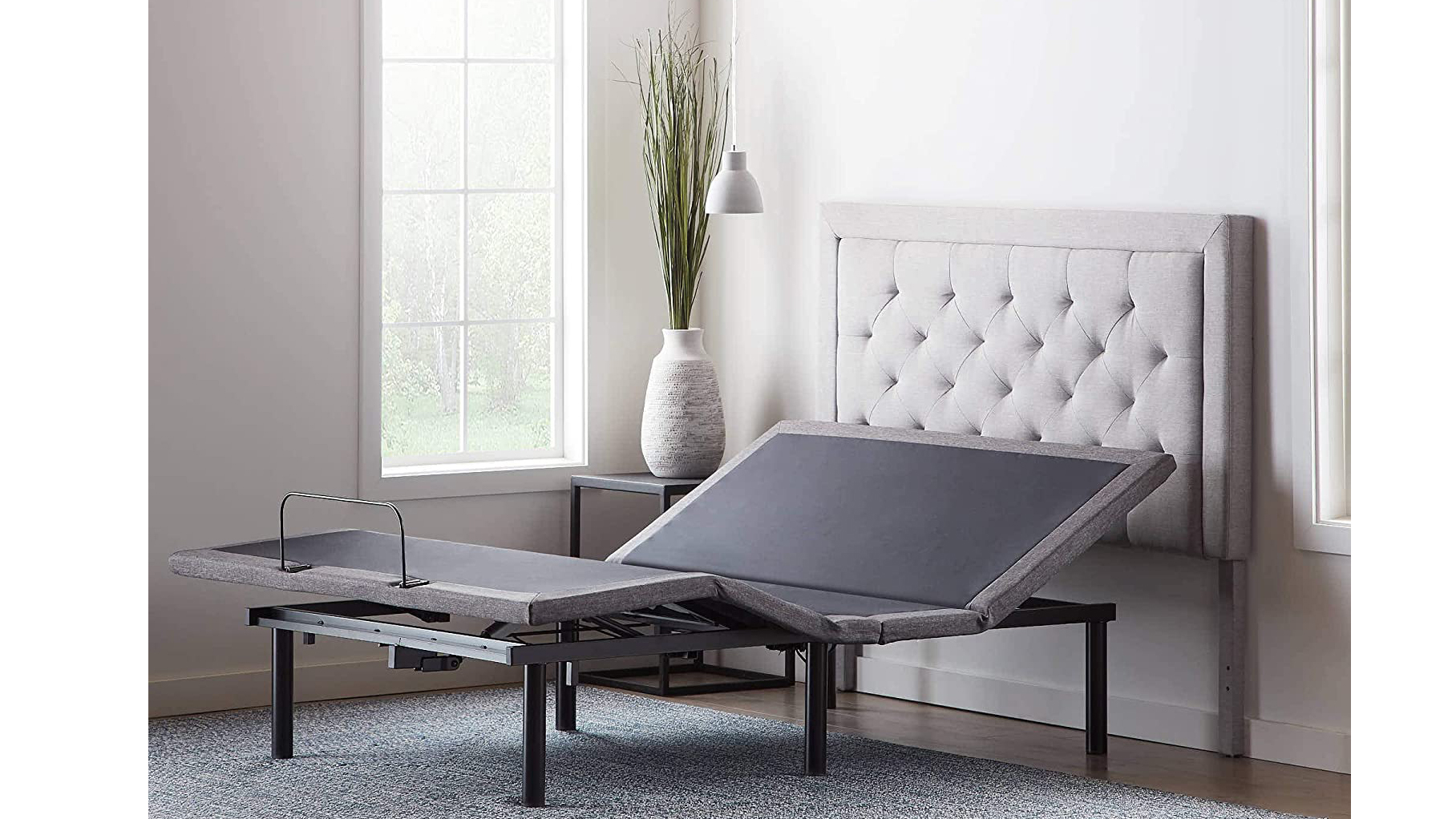 lucid adjustable bed frame and mattress