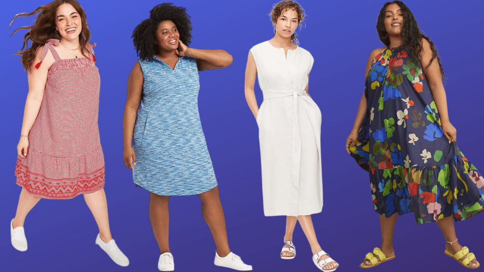 Flattering summer dresses for cheap plus size