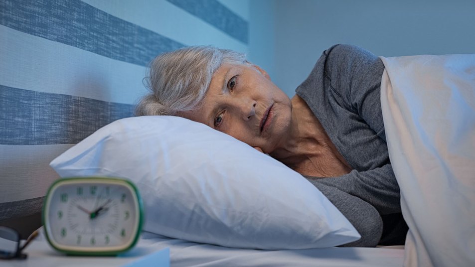 woman suffering from insomnia