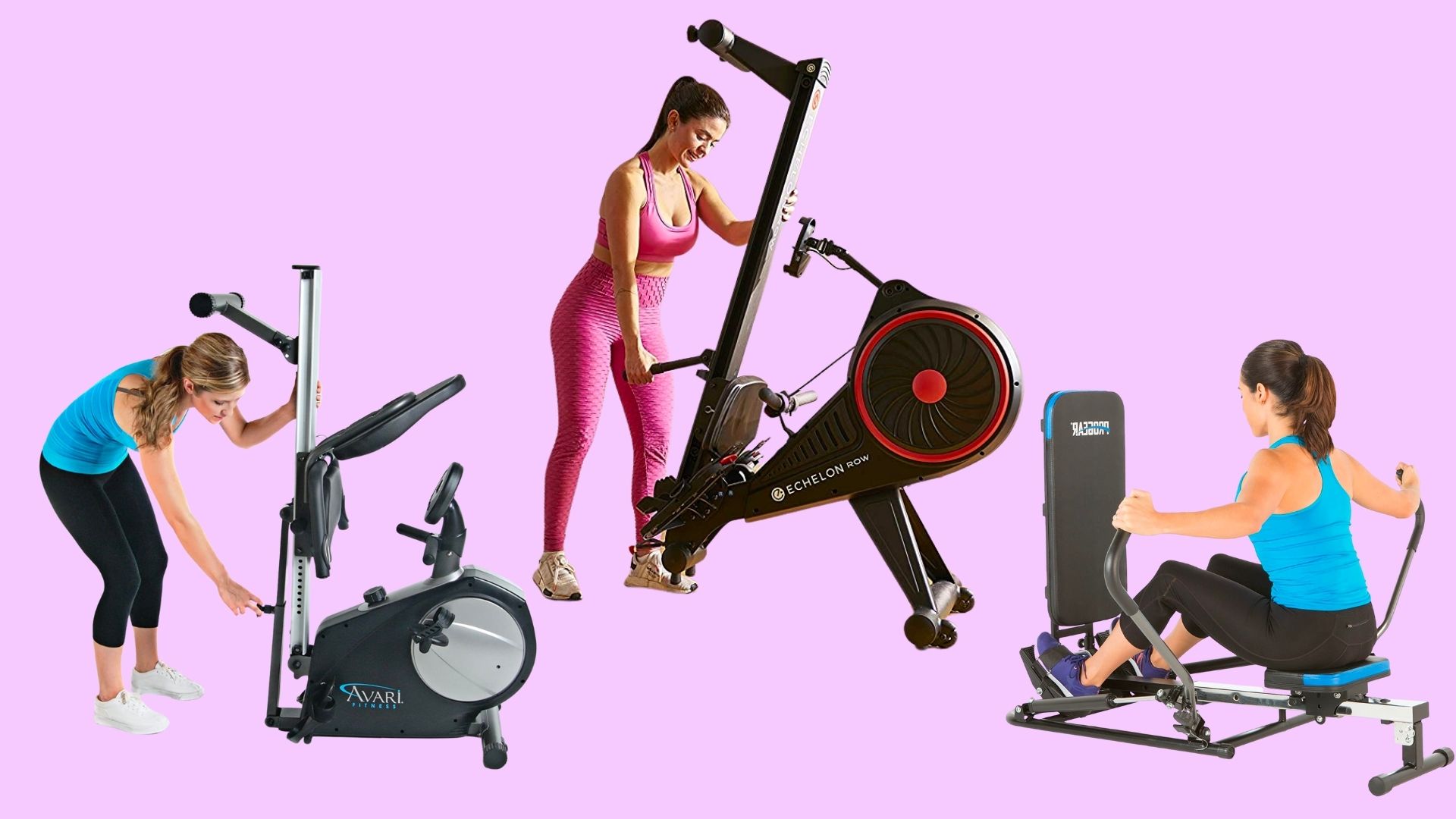 SMART Compact Full Motion Rowing Machine