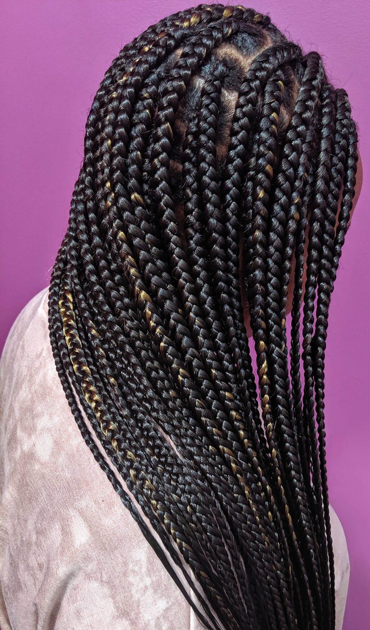 31 Box Braids Ideas for Black Women [NHP] | Quick braided hairstyles, Quick  braids, Big box braids hairstyles