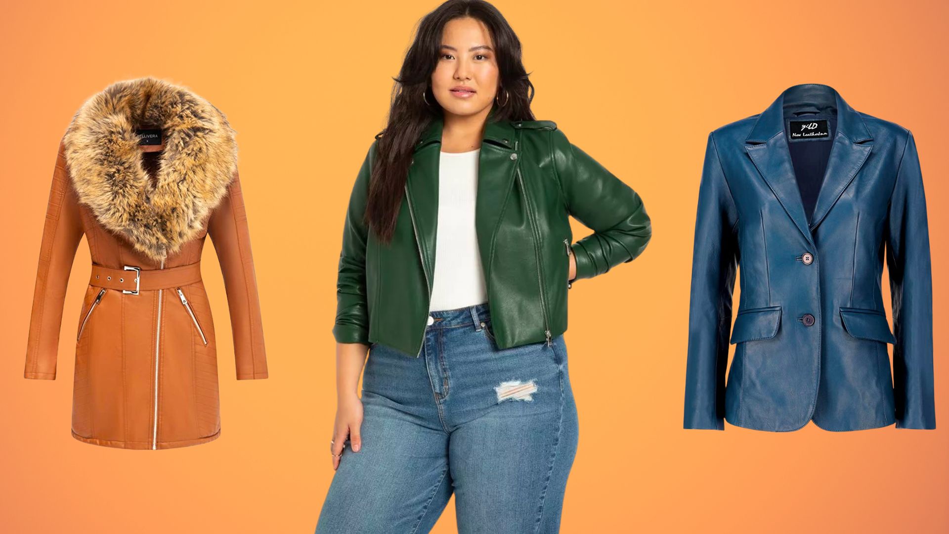 Leather Jackets for Plus Size Women That Will Make You Look So Amazing -  WhatLauraLoves