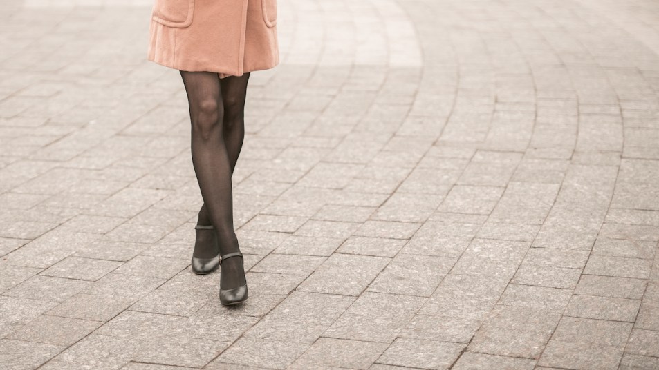 Today's outfit! Dress is Arula, tights are Sheertex, and shoes are