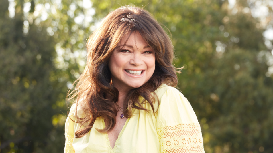 Valerie Bertinelli, 2023, in yellow shirt