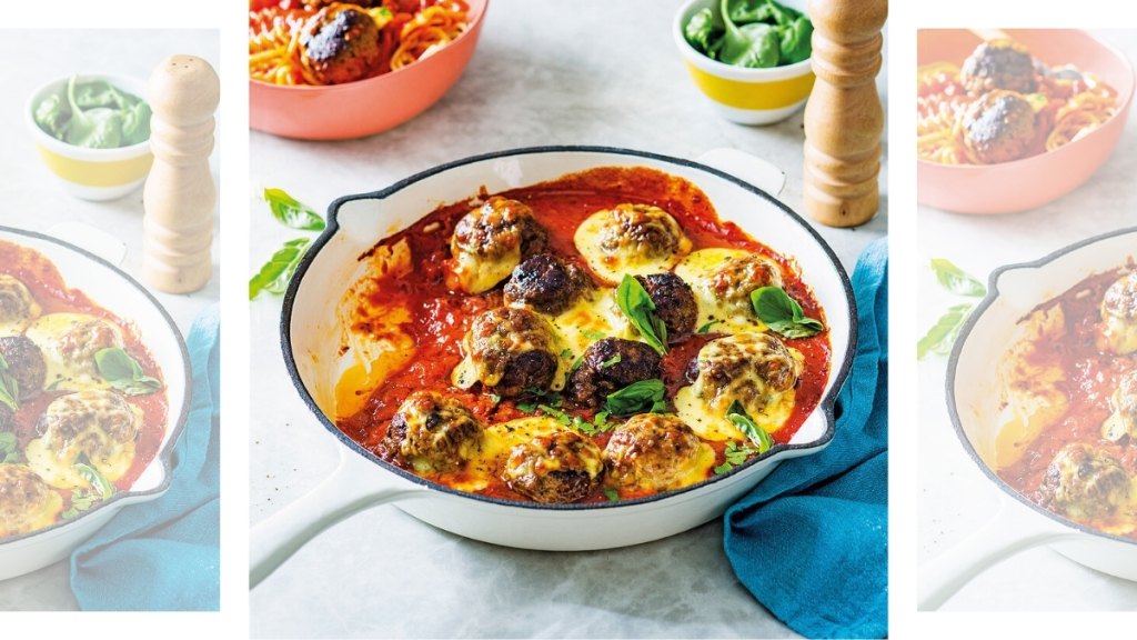 Cheesy Meatball Skillet recipe