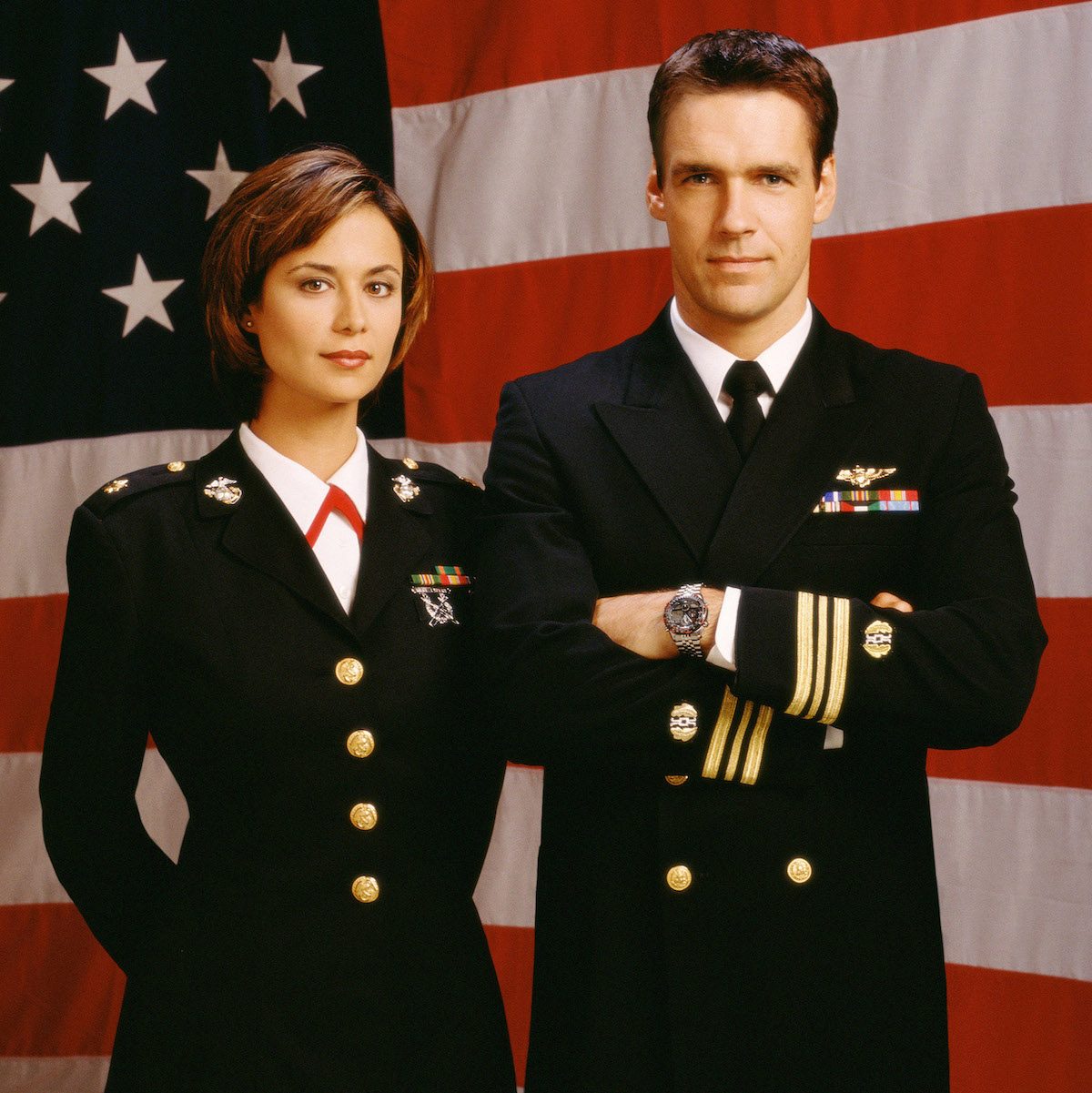 Catherine Bell TV show JAG, 2002