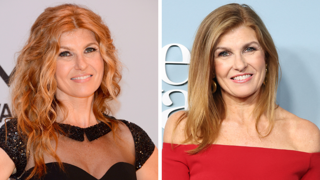 Connie Britton Left: 2013; Right: 2023