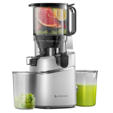 AMZCHEF 5.3-Inch Self-Feeding Masticating Juicer