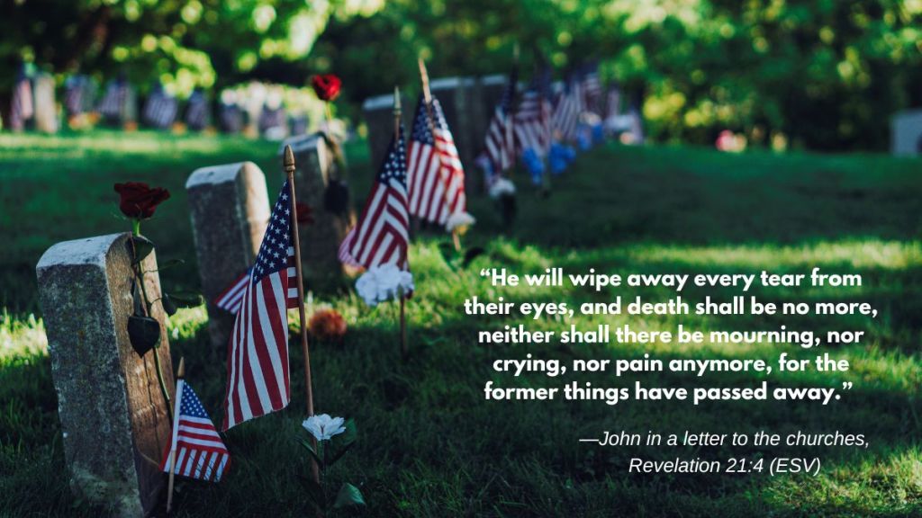 bible verses for memorial day grief