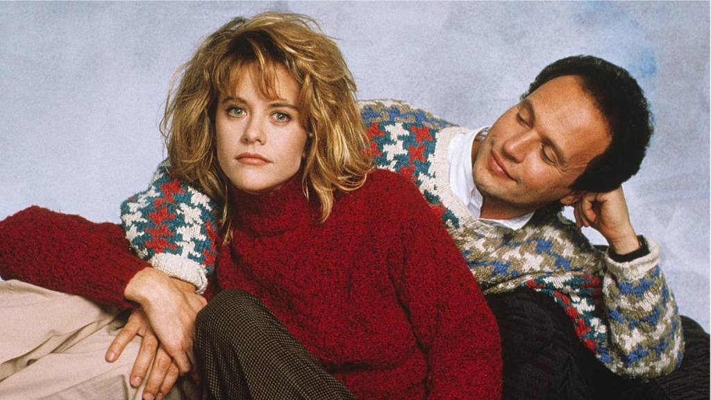 man and woman laying together; when harry met sally cast facts