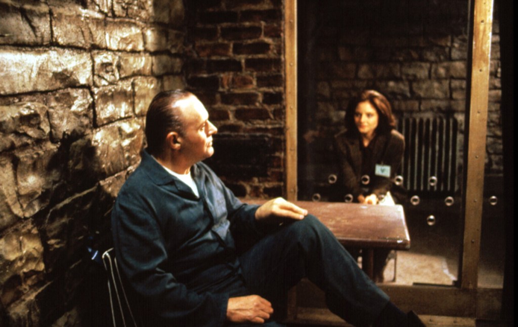 Hannibal Lecter and Clarice Starling getting into each other's minds, 1991