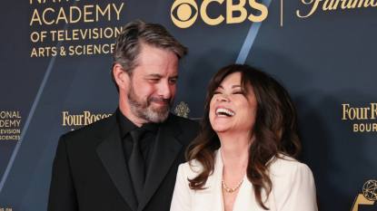 Valerie Bertinelli and Mike Goodnough at the Daytime Emmys