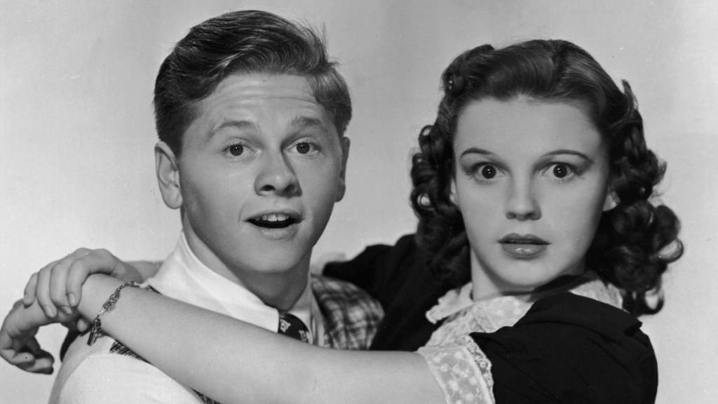 Mickey Rooney and Judy Garland in 1938