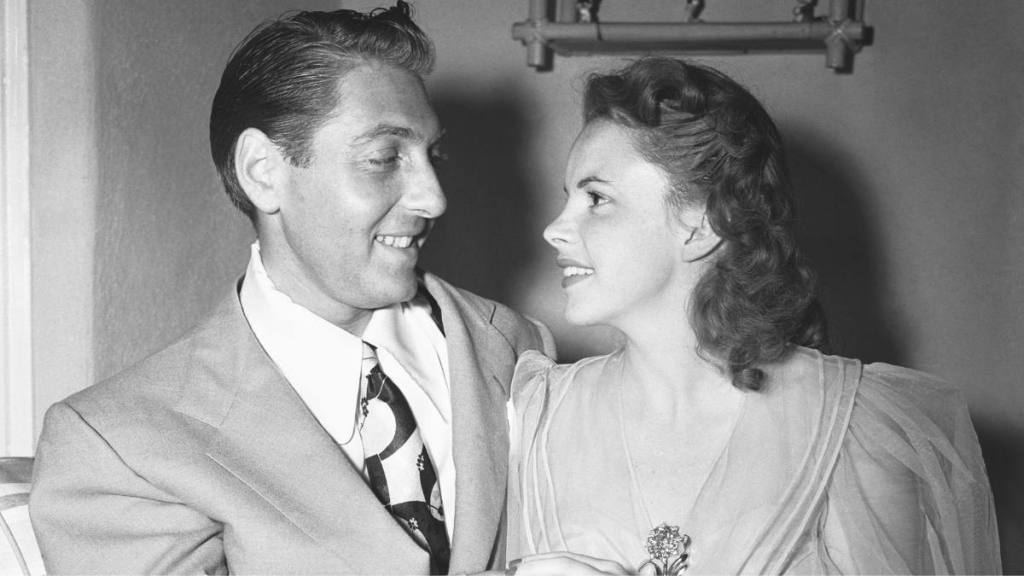 Judy Garland and David Rose in 1941