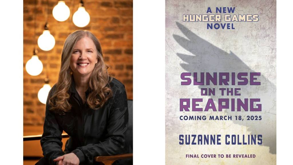 Suzanne Collins and the 'Sunrise on The Reaping' Cover