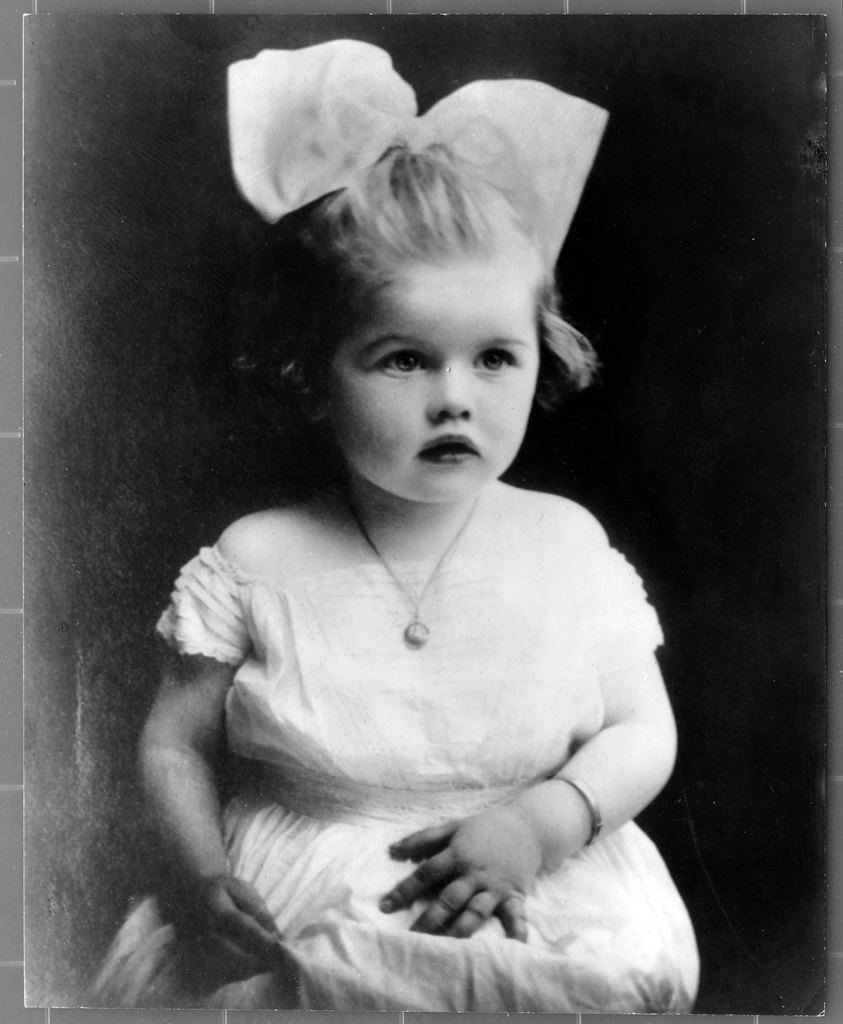 Lucille Ball in Jamestown, N.Y., at age two, where her mother took her following her father's untimely death in Lucille's infancy.