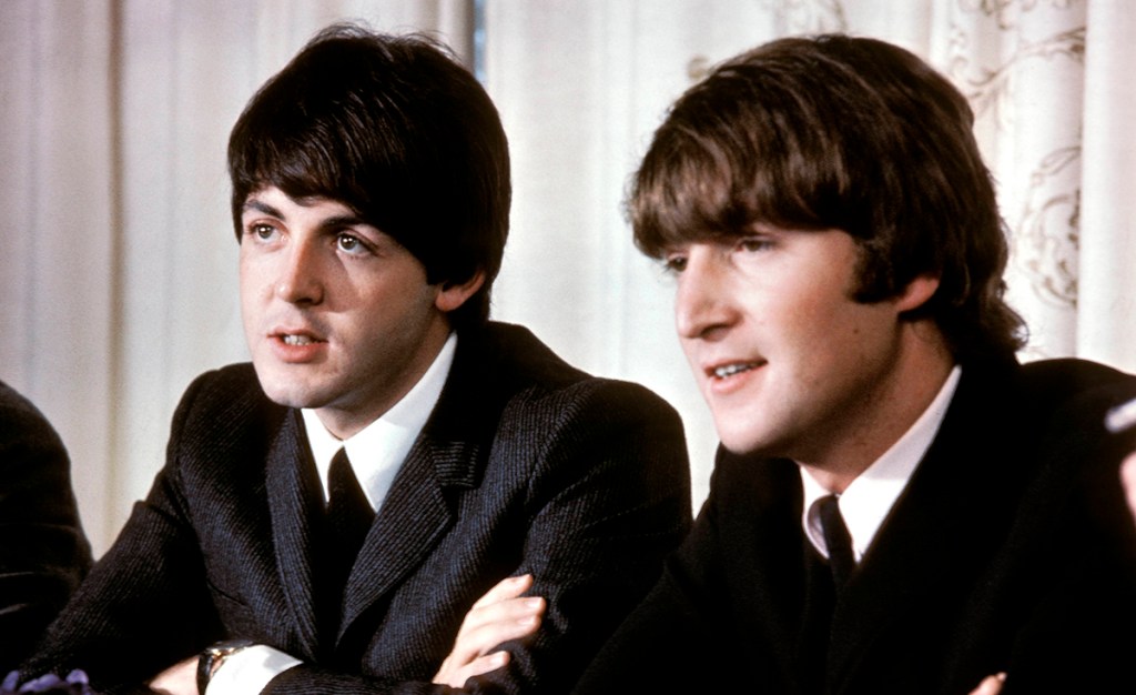 Paul and John in Australia, 1964  