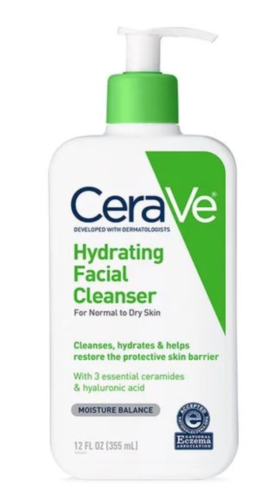 CeraVe Hydrating facial cleanser