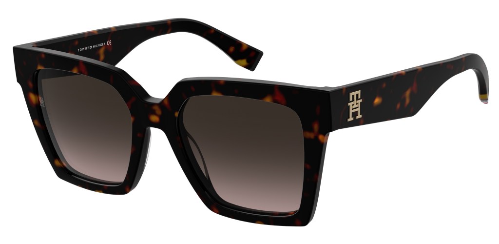 Tommy Hilfiger TH Logo Oversized Butterfly Sunglasses