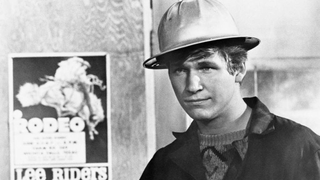 man in a hard hat; jeff bridges young
