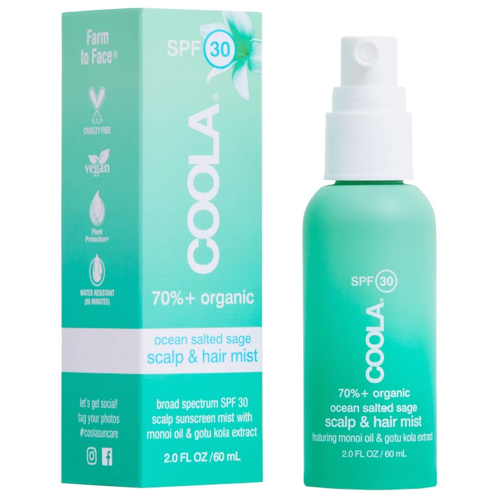 Coola Scalp & Hair Sunscreen & Color Protection Mist with SPF 30