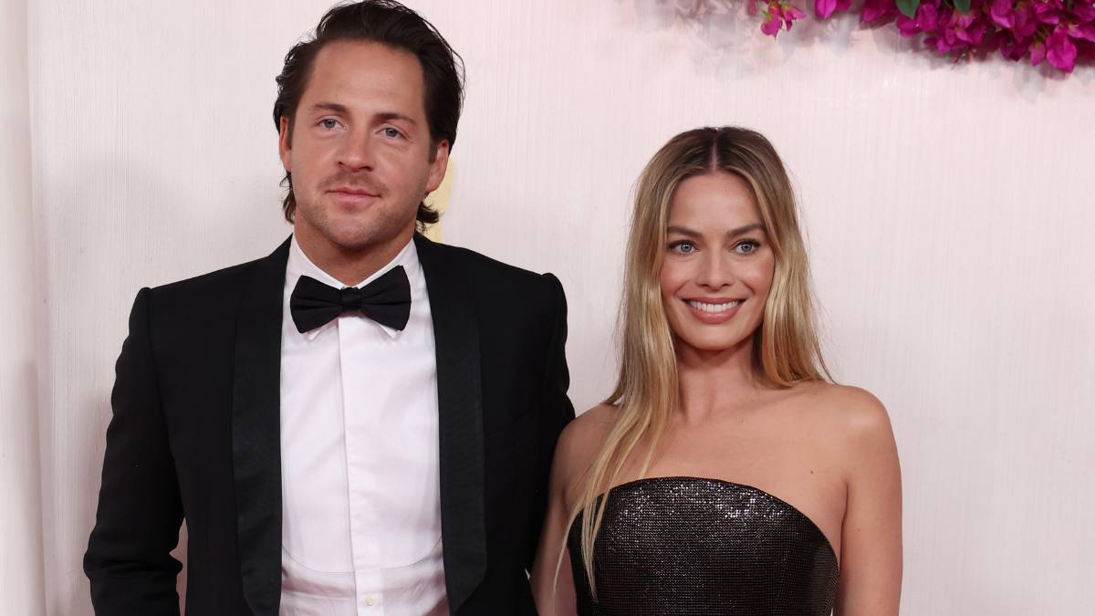 Tom Ackerley and Margot Robbie in 2024