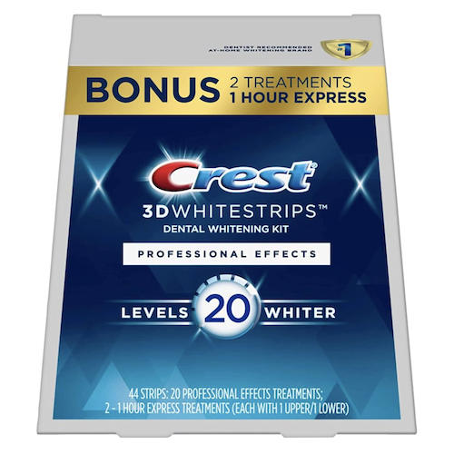 Crest 3D Whitestrips, Professional Effects