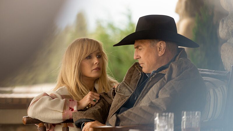 Kelly Reilly and Kevin Costner, Yellowstone