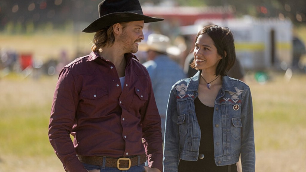 Luke Grimes, Kelsey Asbille, Yellowstone