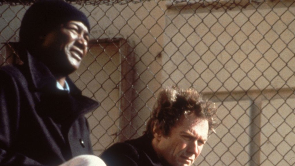 Clint Eastwood and Paul Benjamin in ‘Escape From Alcatraz' (1979)