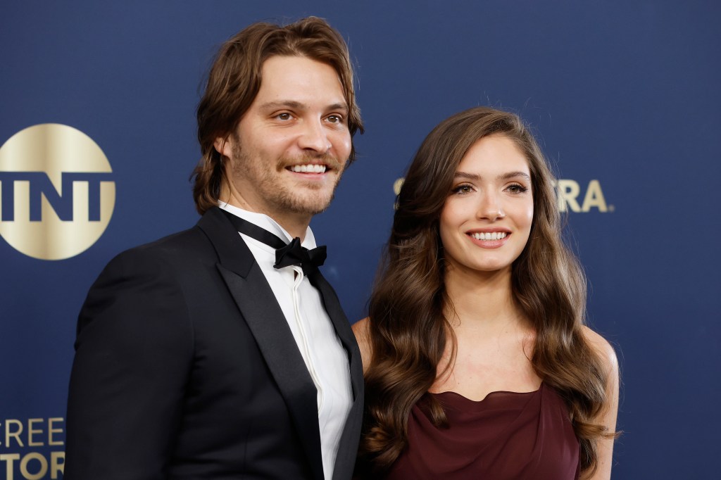 Luke Grimes and his wife Bianca Rodrigues in 2022