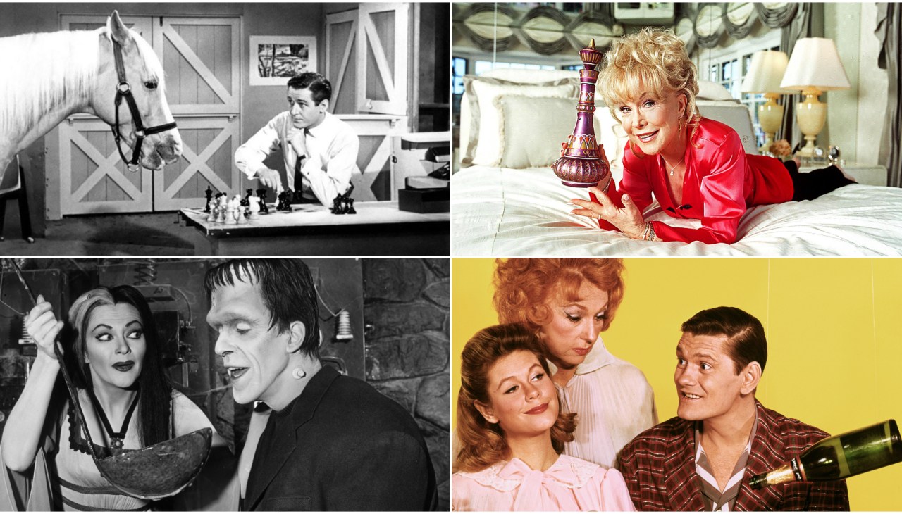 Mister Ed, I Dream of Jeannie, The Munsters and Bewitched are four examples of Fantasy Sitcoms of the 1960s.