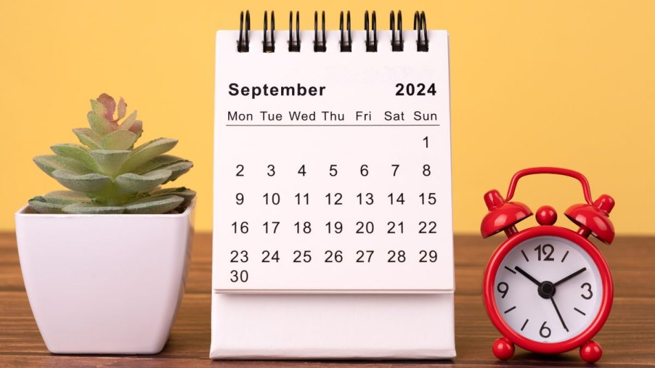 September 2024 Desk Calendar